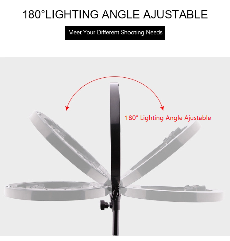 Wholesale 10" 26cm LED Ring Light 5W Selfie Ring Lamp Makeup Studio Fill Light Live Broadcast Streaming Beauty Photography Photo Light For Youtube Amazon Facebook